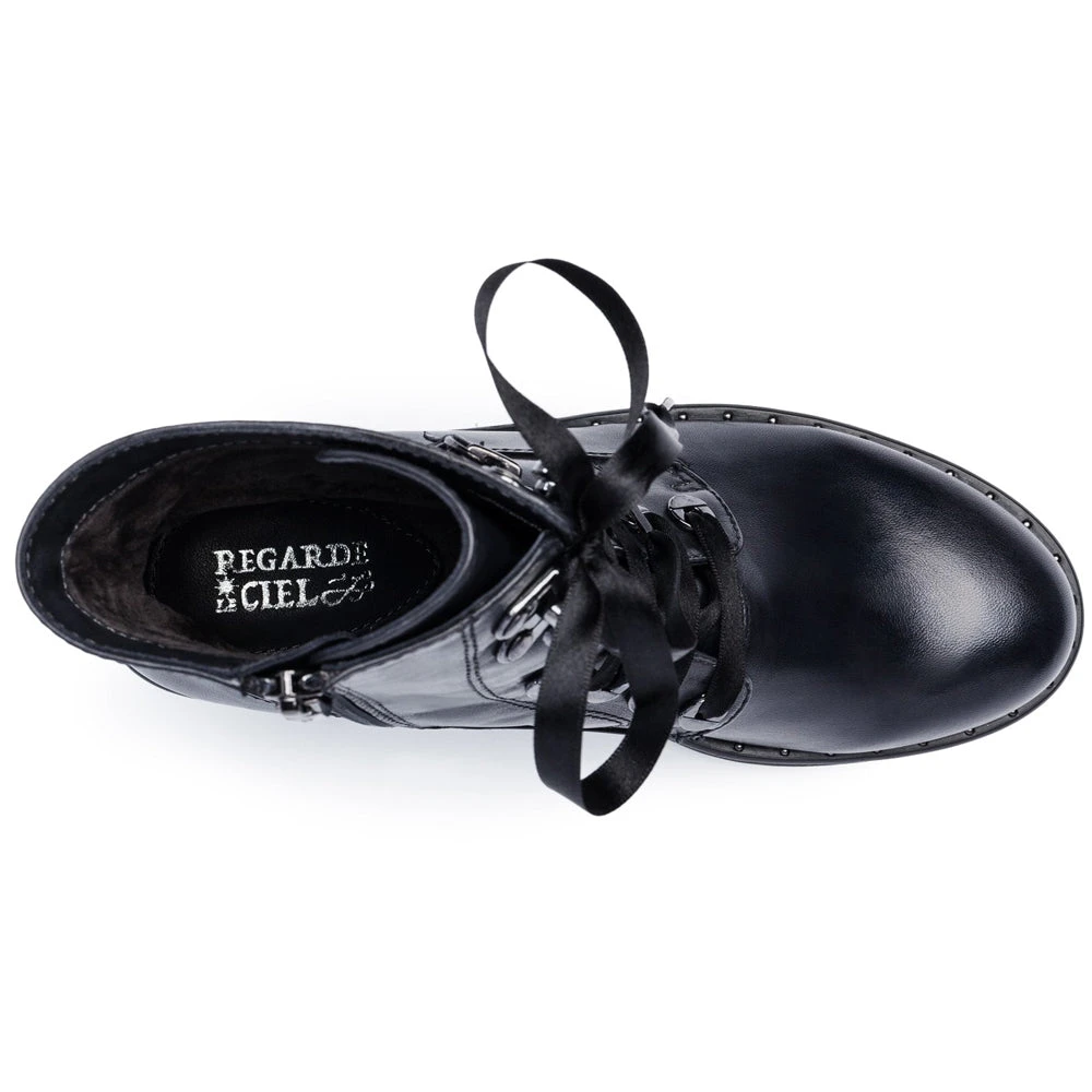 Regarde Le Ciel Roxana 04 Boot Black Delice Leather (Women's) 5 Regarde Le Ciel Roxana 04 Boot Black Delice Leather (Women's) - Image 3