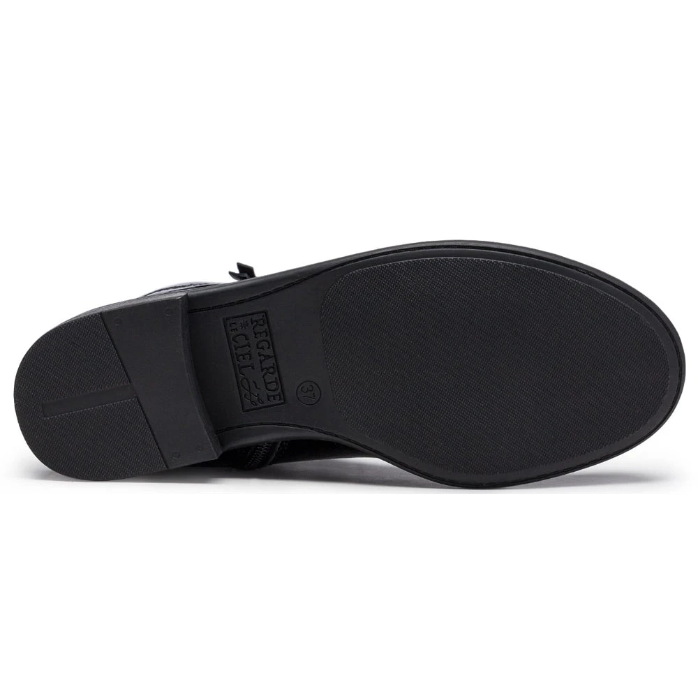 Regarde Le Ciel Roxana 04 Boot Black Delice Leather (Women's) 6 Regarde Le Ciel Roxana 04 Boot Black Delice Leather (Women's) - Image 4