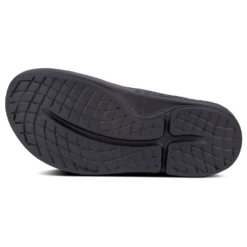OOFOS OOahh Black Slide (Unisex) -Beautiful Shoes 1100BLK 7