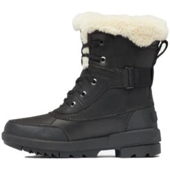 Sorel Tivoli™ IV Winter Parc Boot Velvet Black, Sea Salt Leather (Women's) 12 Sorel Tivoli™ IV Winter Parc Boot Velvet Black, Sea Salt Leather (Women's) -Beautiful Shoes 1977881010 3