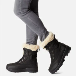 Sorel Tivoli™ IV Winter Parc Boot Velvet Black, Sea Salt Leather (Women's) 17 Sorel Tivoli™ IV Winter Parc Boot Velvet Black, Sea Salt Leather (Women's) -Beautiful Shoes 1977881010 6