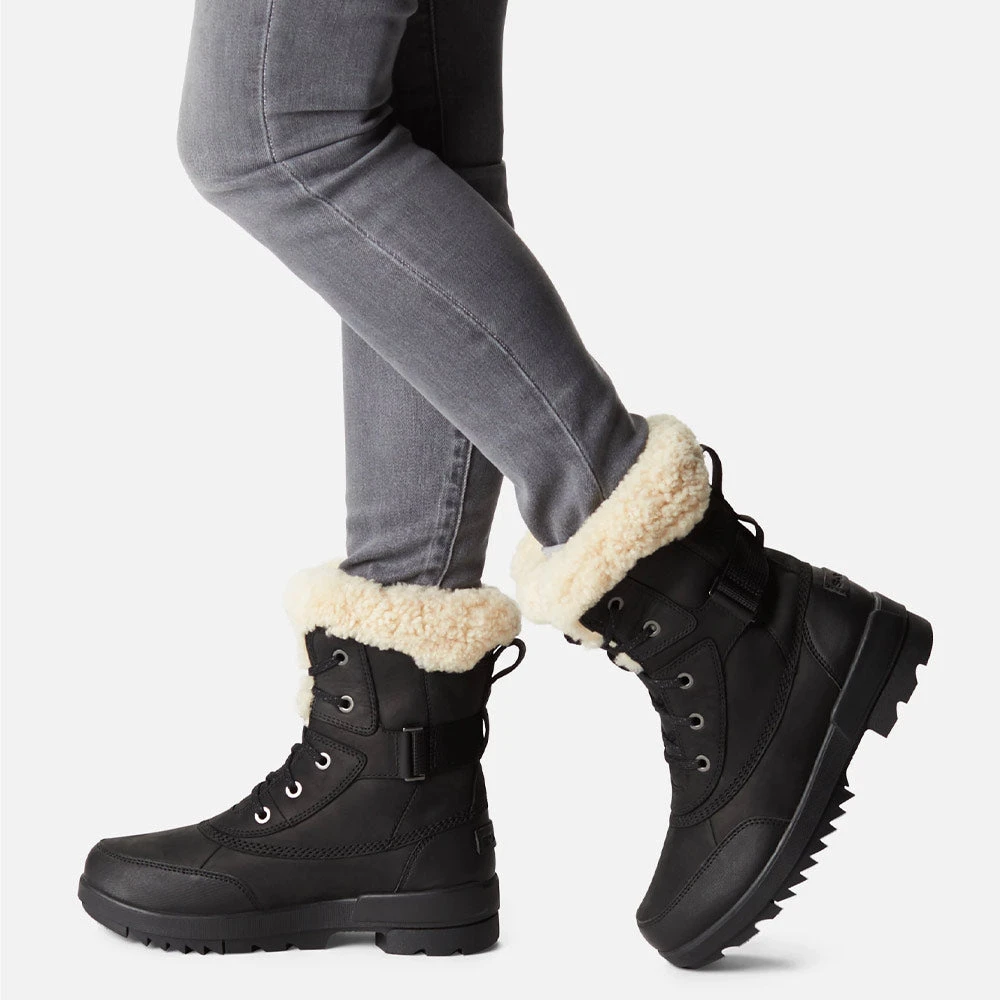 Sorel Tivoli™ IV Winter Parc Boot Velvet Black, Sea Salt Leather (Women's) 10 Sorel Tivoli™ IV Winter Parc Boot Velvet Black, Sea Salt Leather (Women's) - Image 8