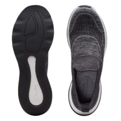 Clarks Circuit Path Black Knit Slip-On (Women's) 15 Clarks Circuit Path Black Knit Slip-On (Women's) -Beautiful Shoes 26174947 1