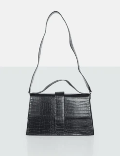 PUBLIC DESIRE - GARDA BLACK MATTE CROC