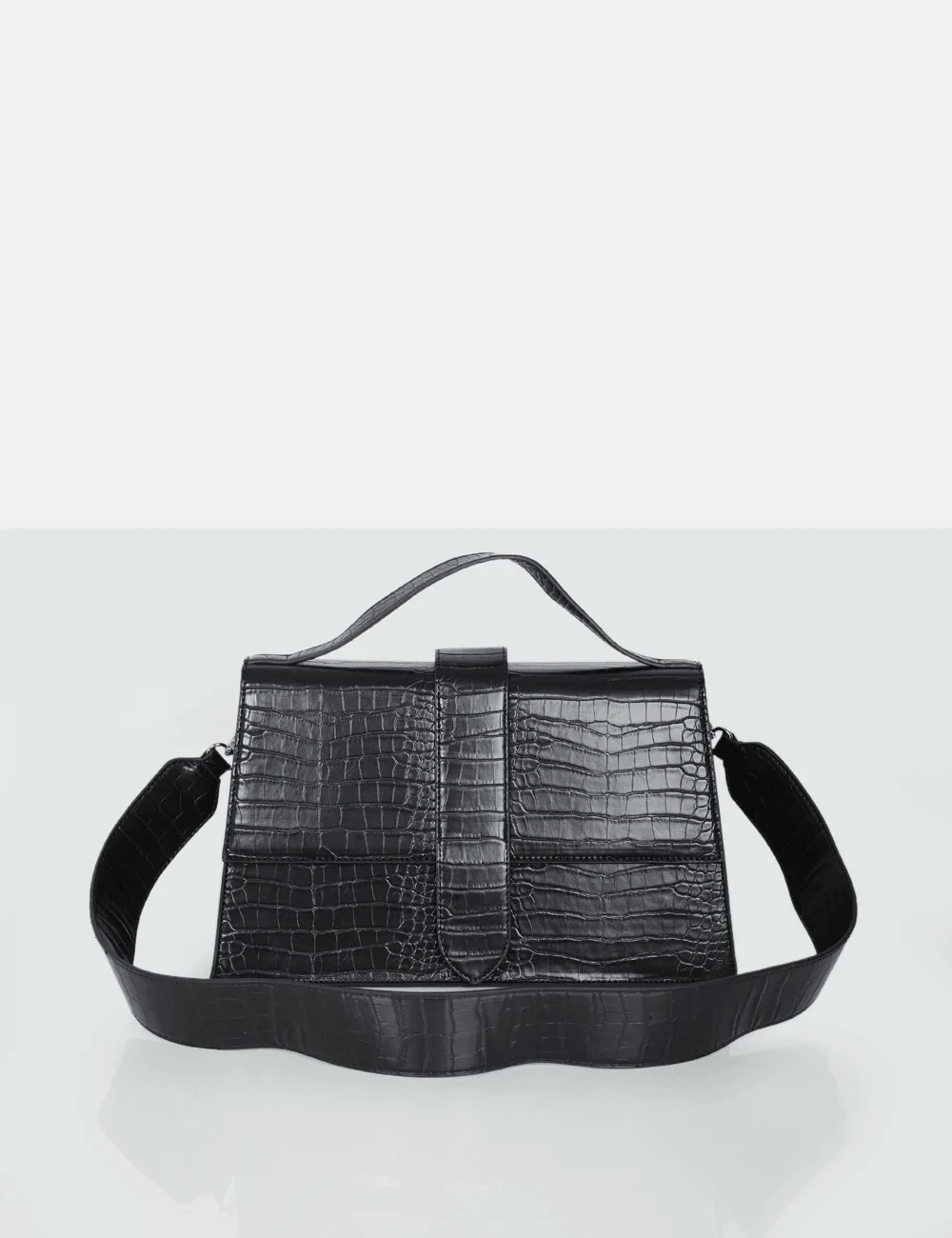 PUBLIC DESIRE - GARDA BLACK MATTE CROC 4 PUBLIC DESIRE - GARDA BLACK MATTE CROC - Image 2