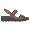 Wolky Santorini Cognac Leather Sandal (Women's) -Beautiful Shoes 410450430