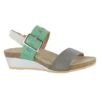 Naot Dynasty Wedge Grey/Jade/Ivory (Women's) 1 Naot Dynasty Wedge Grey/Jade/Ivory (Women's) -Beautiful Shoes 5052NWO