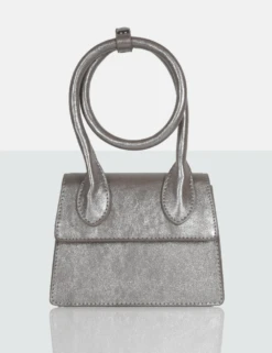 PUBLIC DESIRE - MILAN METALLIC SILVER PU