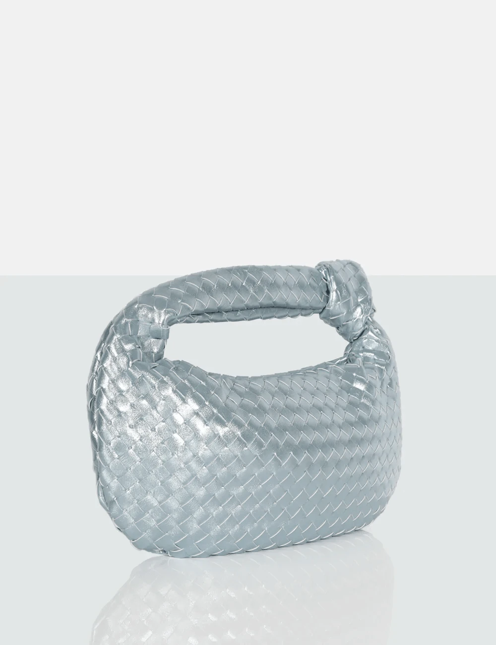 PUBLIC DESIRE - BLAME METALLIC SILVER WOVEN 4 PUBLIC DESIRE - BLAME METALLIC SILVER WOVEN - Image 2