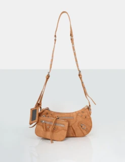 PUBLIC DESIRE - TRACKSTAR TAN SUEDE