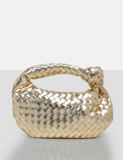 PUBLIC DESIRE -BLAME GOLD PU WEAVE