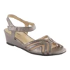 David Tate Admire Pewter Wedge Heel (Women's) 2 David Tate Admire Pewter Wedge Heel (Women's) -Beautiful Shoes ADMIREPWT 1