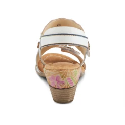 L'Artiste By Spring Step Aromas Sandal White Multi Leather (Women's) 10 L'Artiste By Spring Step Aromas Sandal White Multi Leather (Women's) -Beautiful Shoes AROMASW 4