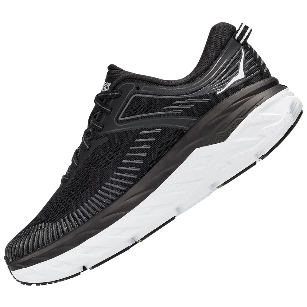 Hoka One One Hoka Bondi 7 Black/White (Women's) 5 Hoka One One Hoka Bondi 7 Black/White (Women's) - Image 3
