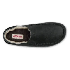 OluKai Kīpuka Hulu Indoor/Outdoor Slipper Black (Men's) -Beautiful Shoes Blk 1 b8edf0d5 c321 4783 b4b3 199f46ba5f3d