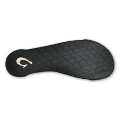 OluKai Kīpuka Hulu Indoor/Outdoor Slipper Black (Men's) -Beautiful Shoes Blk 2 5c1888a7 5654 4be4 892a 7437766b754e