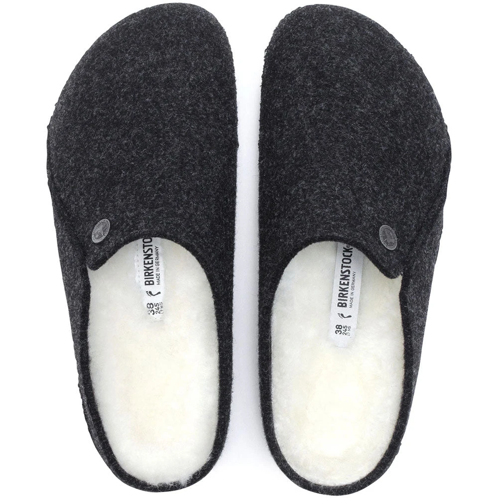 Birkenstock Zermatt Wool Slipper Black (Unisex) 5 Birkenstock Zermatt Wool Slipper Black (Unisex) - Image 3
