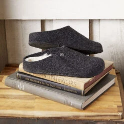 Birkenstock Zermatt Wool Slipper Black (Unisex) 9 Birkenstock Zermatt Wool Slipper Black (Unisex) -Beautiful Shoes Blk 4 676f0e9f 8d64 4ef0 918f c79fbe46d36b