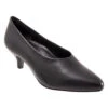 Trotters Kimber Kitten Heel Black Leather (Women's) -Beautiful Shoes Blk 6 6dbb15e7 07b2 4257 a61b 6fb01e46ec29