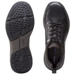 Clarks Wave 2.0 Vibe Black Leather (Men's) -Beautiful Shoes Blk 7 712305c9 0816 4ff7 a484 44d64b2d442c