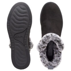 Clarks Breeze Fur Bootie Black (Women's) -Beautiful Shoes Blk 7 8eae25c1 52ee 417d 84d8 09f423689e26