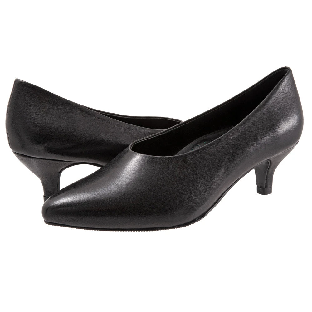 Trotters Kimber Kitten Heel Black Leather (Women's) 11 Trotters Kimber Kitten Heel Black Leather (Women's) - Image 9