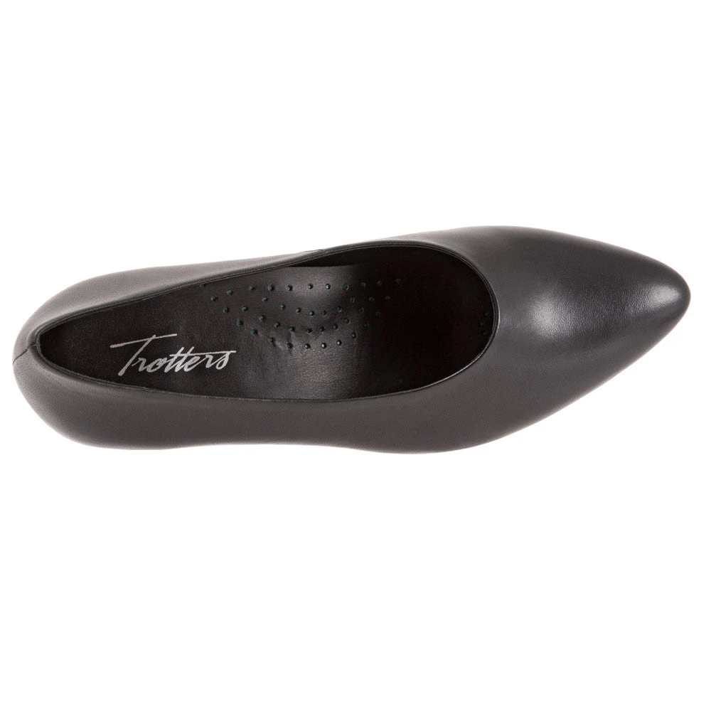 Trotters Kimber Kitten Heel Black Leather (Women's) 9 Trotters Kimber Kitten Heel Black Leather (Women's) - Image 7