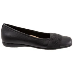 Trotters Samantha Black Gem (Women's) -Beautiful Shoes BlkGem 3