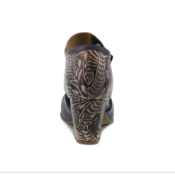 L'Artiste By Spring Step Toolie Blue Leather (Women's) -Beautiful Shoes Blu 4