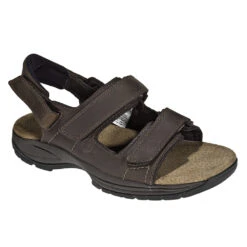 Beautiful Shoes 28 Dunham St Johnsbury Sandal Brown (Men's)