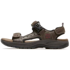 Dunham Nolan Adjustable Sandal Brown (Men's) -Beautiful Shoes Brn 3 54d50e58 2eb1 4a2b 925a fae184870f4c