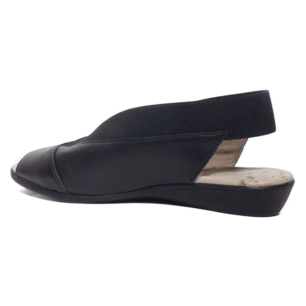 Cloud Footwear Caliber Black Nappa Slingback Sandal (Women's) 4 Cloud Footwear Caliber Black Nappa Slingback Sandal (Women's) - Image 2