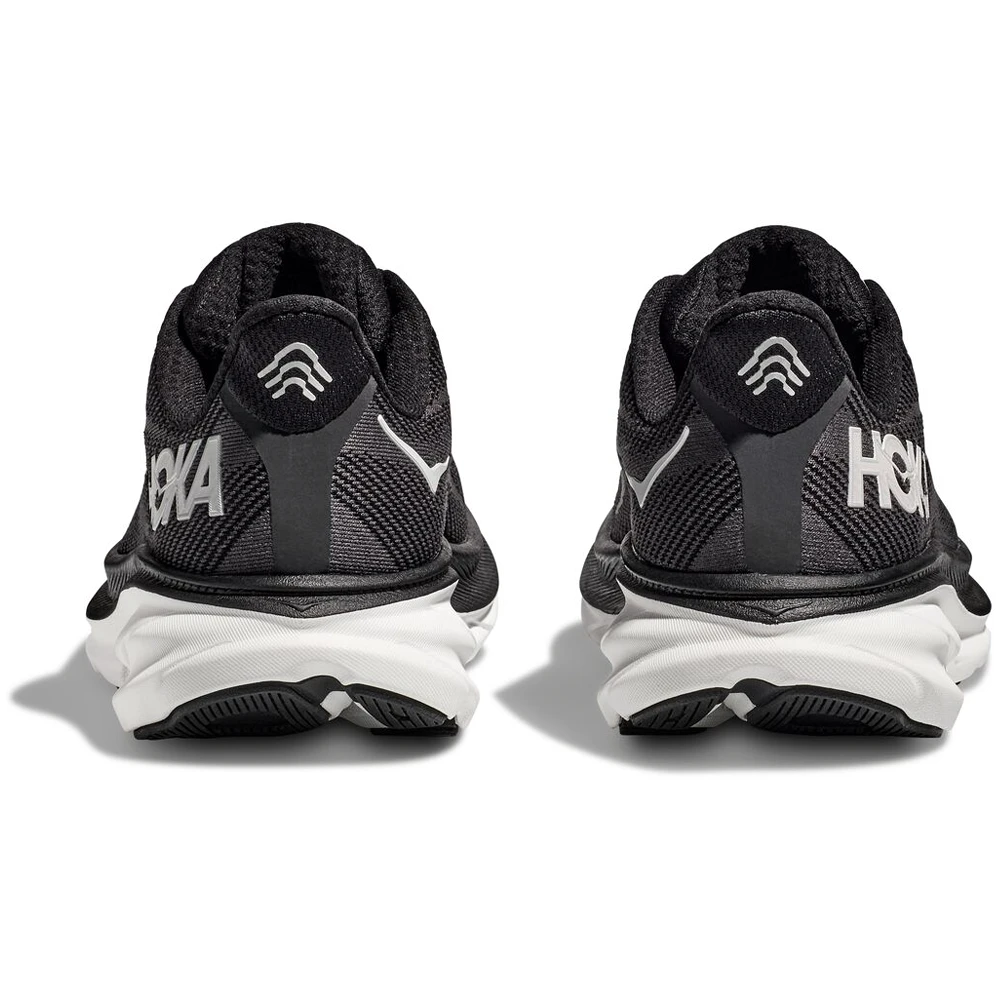 Hoka One One Hoka Clifton 9 Running Shoe Black/White (Women's) 7 Hoka One One Hoka Clifton 9 Running Shoe Black/White (Women's) - Image 5