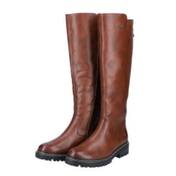 Remonte D0B72-22 Stefanie 72 Tall Boot Chestnut Leather (Women's) -Beautiful Shoes Che 4