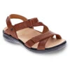 Revere Zanzibar Sandal Cognac (Women's) -Beautiful Shoes Cog 1