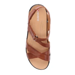 Revere Zanzibar Sandal Cognac (Women's) -Beautiful Shoes Cog 6