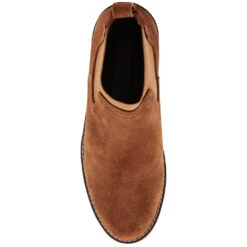 Blondo Dyme Waterproof Chelsea Boot Cognac Suede (Women's) -Beautiful Shoes DYMECOGNAC 6