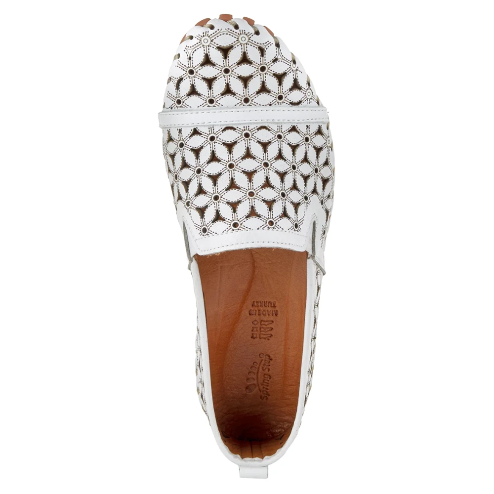 Spring Step Flowerflow Shoe White Leather (Women's) 5 Spring Step Flowerflow Shoe White Leather (Women's) - Image 3