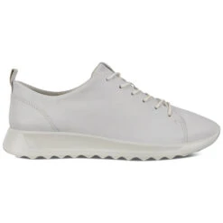 Ecco Flexure Runner White Leather (Women's) -Beautiful Shoes FlexRunner Wht 3 025fa784 a8f1 46dd a474 cde8ceea7234