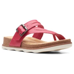 Clarks Brynn Madi Sandal Fuchsia Leather (Women's)