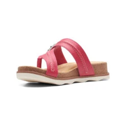 Clarks Brynn Madi Sandal Fuchsia Leather (Women's) -Beautiful Shoes Fuc 4