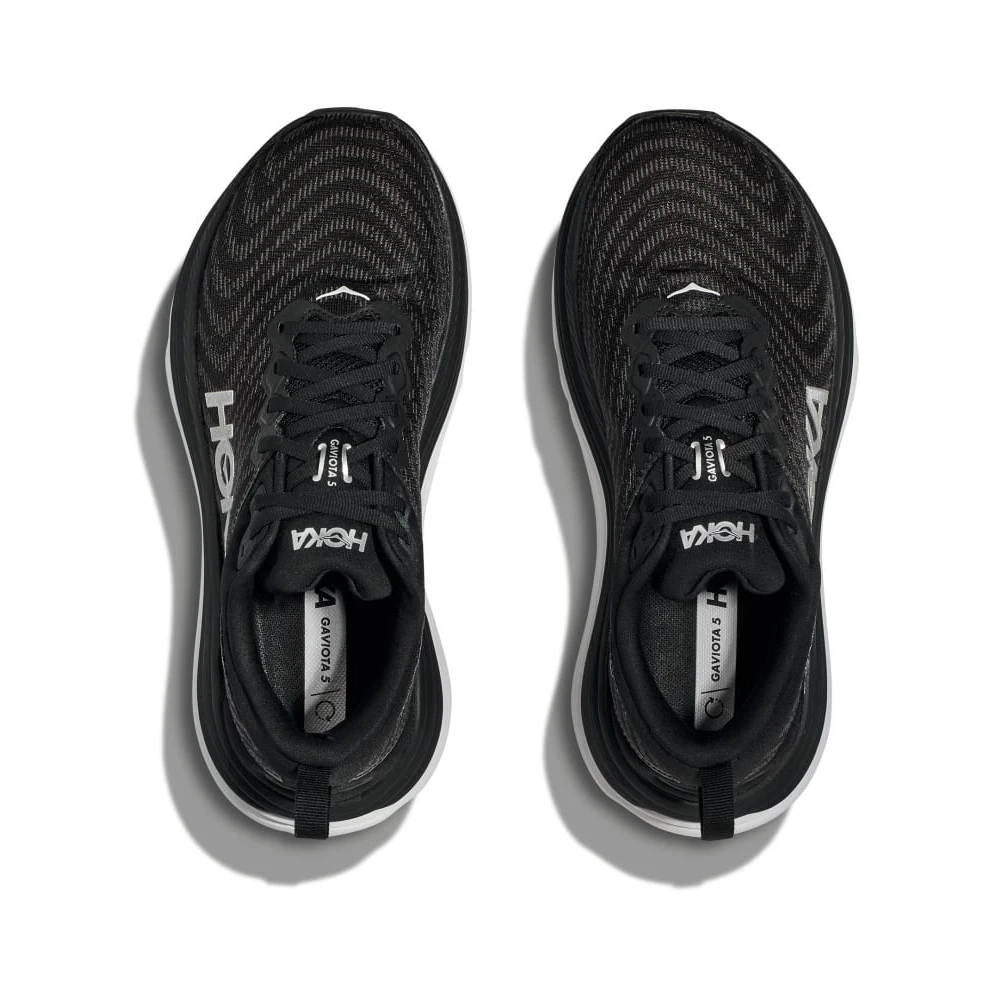 Hoka One One Hoka Gaviota 5 Black/White Running Shoe (Women's) 4 Hoka One One Hoka Gaviota 5 Black/White Running Shoe (Women's) - Image 2
