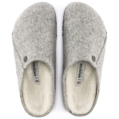 Birkenstock Zermatt Wool Slipper Light Grey (Unisex) -Beautiful Shoes Gry 3 b75a0673 441d 42b9 98e4 7efde76b4016