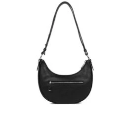 LANCASTER FLORENCE BLACK BAG -Beautiful Shoes LANNCBLKGRAIN3