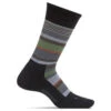 Feetures Be Bold Cushion Crew Socks In Black Multi (Men's) 1 Feetures Be Bold Cushion Crew Socks In Black Multi (Men's) -Beautiful Shoes LM10151 black