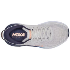 Hoka One One Hoka Bondi 7 Lunar Rock/Black Iris (Women's) -Beautiful Shoes LRBI 4