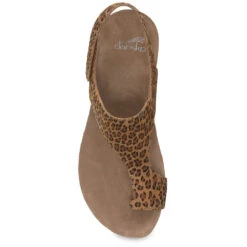 Dansko Reece Sandal Leopard (Women's) -Beautiful Shoes Leo 5