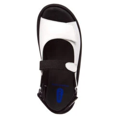 Wolky Jewel Sandal In White Leather (Women's) -Beautiful Shoes MAR00449D