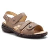 Finn Comfort Gomera Sandal Taupe Equipe (Women's) -Beautiful Shoes MAR01001