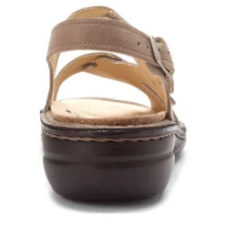 Finn Comfort Gomera Sandal Taupe Equipe (Women's) -Beautiful Shoes MAR01001B
